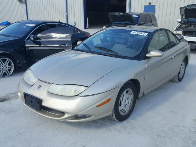 1G8ZY12731Z247147 - 2001 SATURN SC2 TAN photo 2