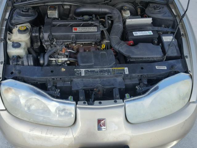 1G8ZY12731Z247147 - 2001 SATURN SC2 TAN photo 7