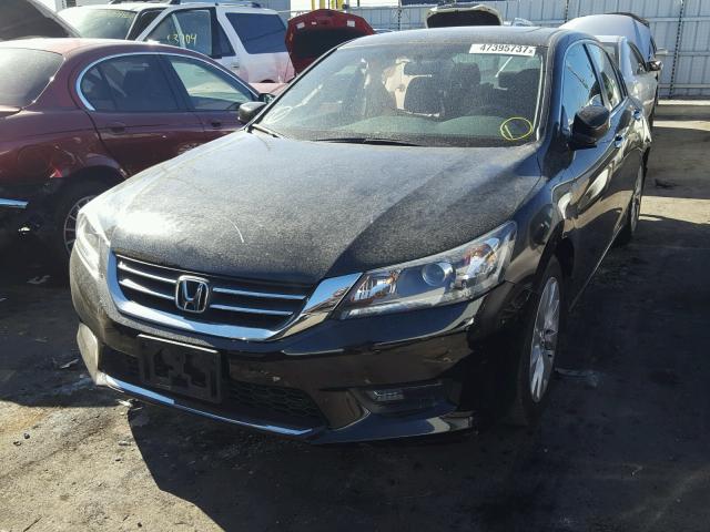 1HGCR2F74FA032506 - 2015 HONDA ACCORD EX BLACK photo 2