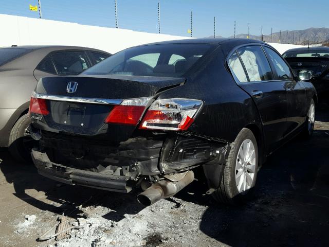 1HGCR2F74FA032506 - 2015 HONDA ACCORD EX BLACK photo 4