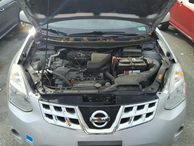 JN8AS5MV5BW667586 - 2011 NISSAN ROGUE S SILVER photo 7