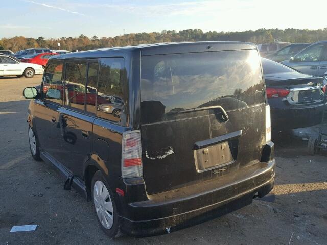 JTLKT324050189245 - 2005 TOYOTA SCION XB BLACK photo 3