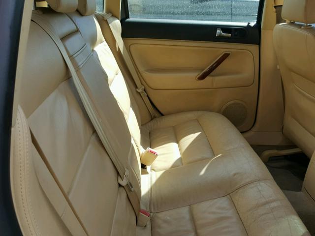 WVWRH63B63P259586 - 2003 VOLKSWAGEN PASSAT GLX CHARCOAL photo 6