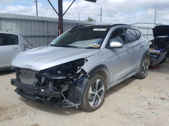 KM8J33A28JU677073 - 2018 HYUNDAI TUCSON LIM SILVER photo 2