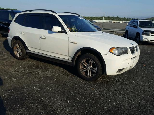 WBXPA93406WD28612 - 2006 BMW X3 3.0I WHITE photo 1