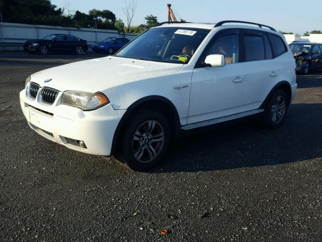 WBXPA93406WD28612 - 2006 BMW X3 3.0I WHITE photo 2