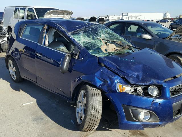 1G1JE6SB2D4209951 - 2013 CHEVROLET SONIC LTZ BLUE photo 9