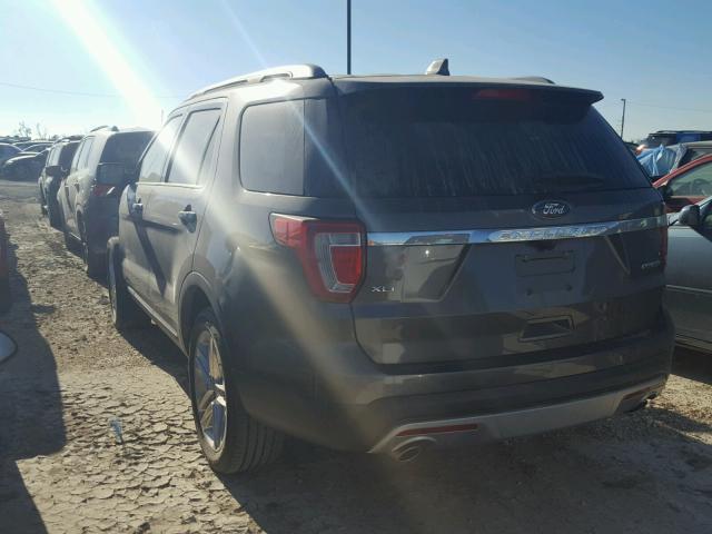 1FM5K7D81GGC01797 - 2016 FORD EXPLORER X CHARCOAL photo 3