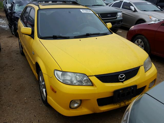 JM1BJ245031140491 - 2003 MAZDA PROTEGE PR YELLOW photo 1