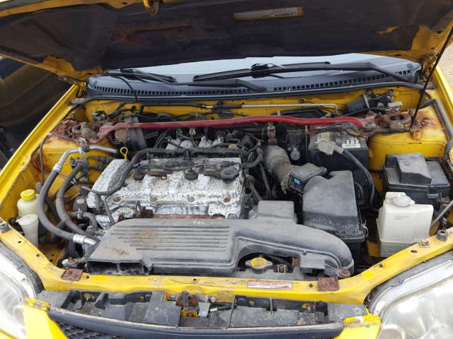 JM1BJ245031140491 - 2003 MAZDA PROTEGE PR YELLOW photo 7