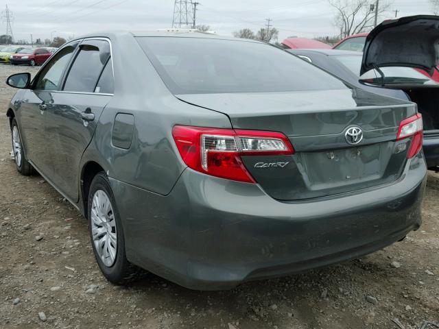 4T1BF1FK1DU648348 - 2013 TOYOTA CAMRY L GRAY photo 3