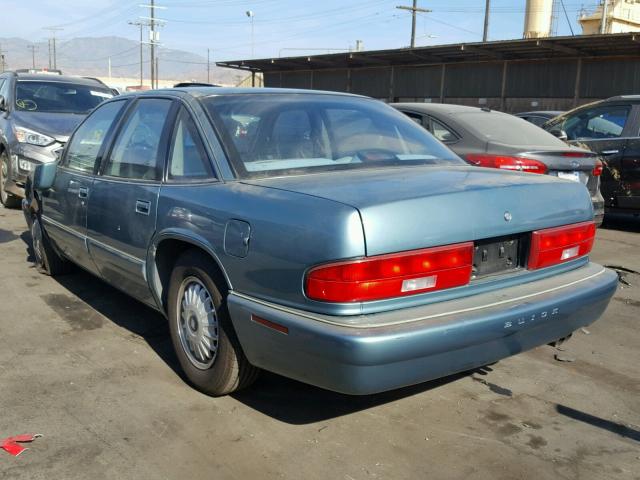 2G4WB52L1S1473563 - 1995 BUICK REGAL CUST BLUE photo 3