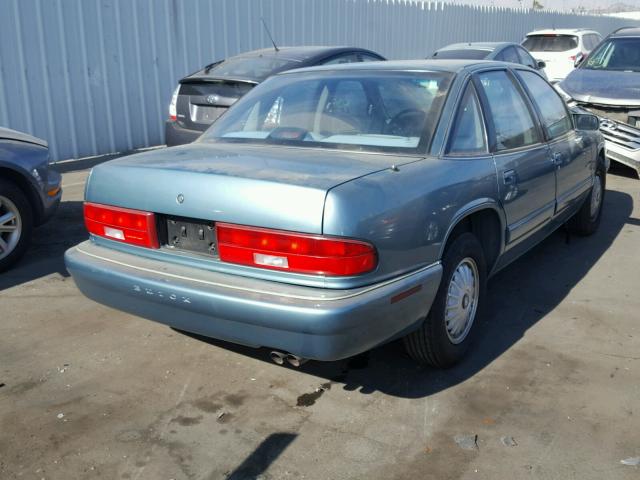 2G4WB52L1S1473563 - 1995 BUICK REGAL CUST BLUE photo 4