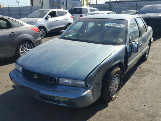 2G4WB52L1S1473563 - 1995 BUICK REGAL CUST BLUE photo 9