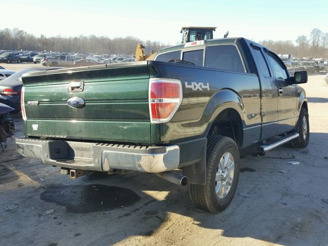 1FTFX1ET6DFA88540 - 2013 FORD F150 SUPER GREEN photo 4