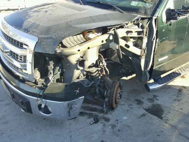 1FTFX1ET6DFA88540 - 2013 FORD F150 SUPER GREEN photo 9