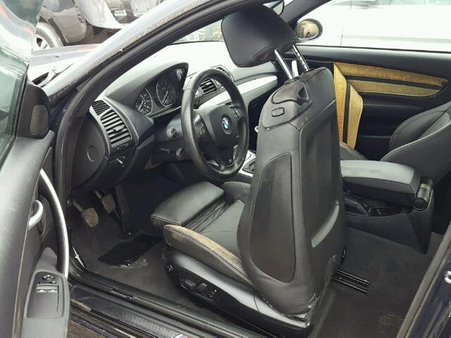 WBAUC73518VF22658 - 2008 BMW 135 I BLUE photo 9