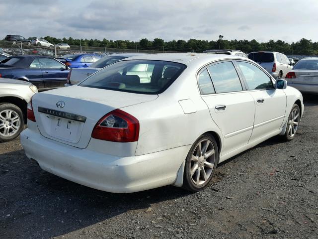 JNKBF01AX2M006994 - 2002 INFINITI Q45 WHITE photo 4