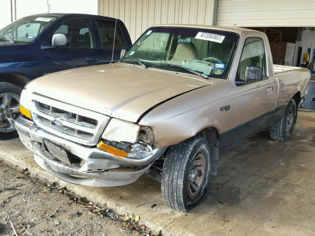1FTYR10C6WUB17205 - 1998 FORD RANGER TWO TONE photo 2