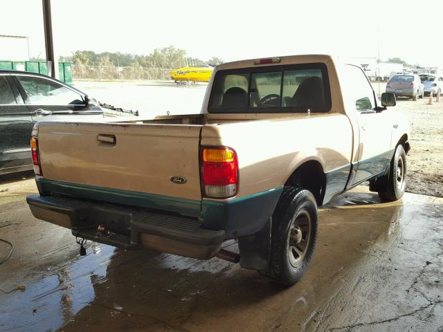 1FTYR10C6WUB17205 - 1998 FORD RANGER TWO TONE photo 4