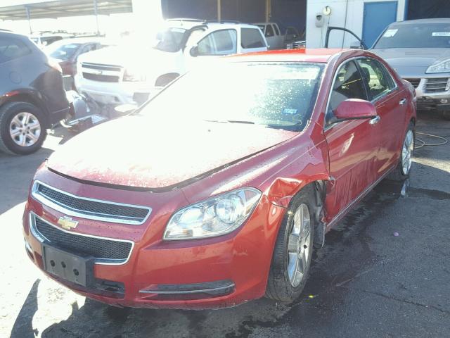 1G1ZC5E01CF342815 - 2012 CHEVROLET MALIBU 1LT წითელი ფოტო 2