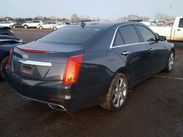 1G6AY5S37E0145810 - 2014 CADILLAC CTS PERFOR GRAY photo 4