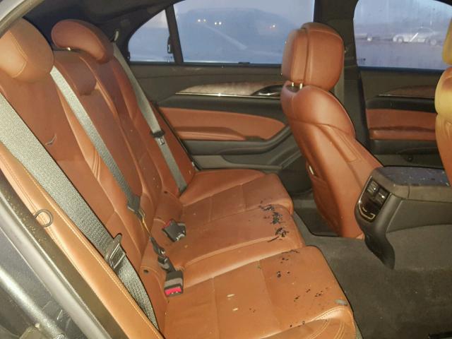 1G6AY5S37E0145810 - 2014 CADILLAC CTS PERFOR رمادي صورة 6
