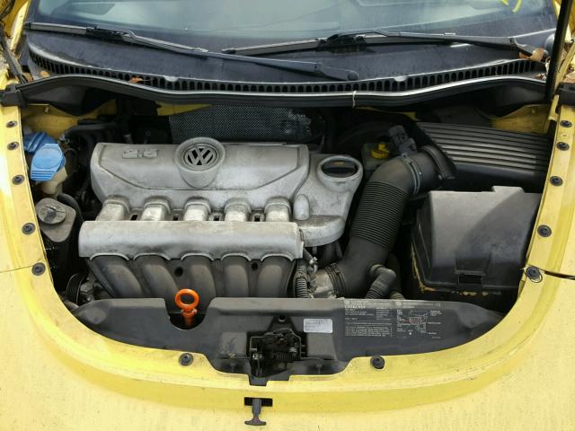 3VWSG31C46M415565 - 2006 VOLKSWAGEN NEW BEETLE Sarı foto 7