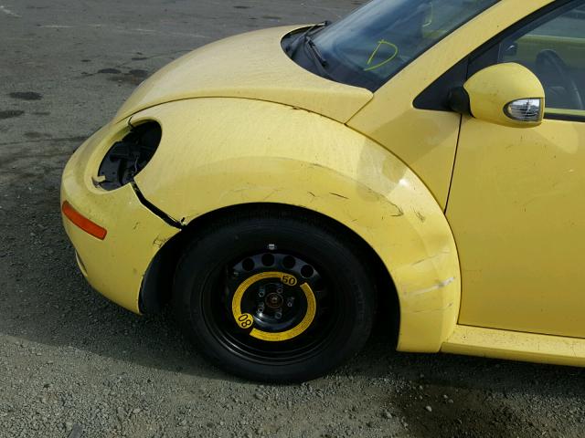 3VWSG31C46M415565 - 2006 VOLKSWAGEN NEW BEETLE Sarı foto 9