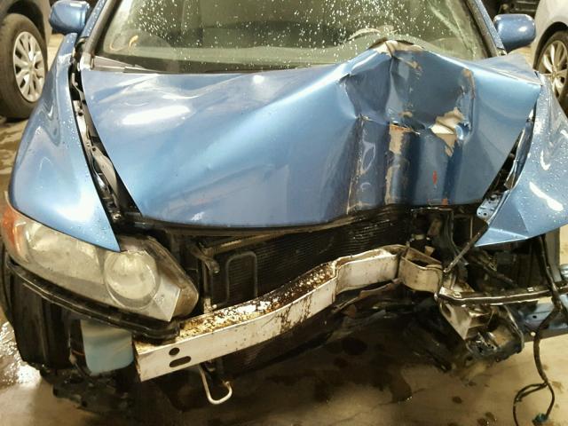 1HGFA16596L131873 - 2006 HONDA CIVIC LX BLUE photo 7