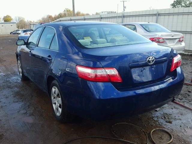 4T1BE46K69U308169 - 2009 TOYOTA CAMRY BASE BLUE photo 3