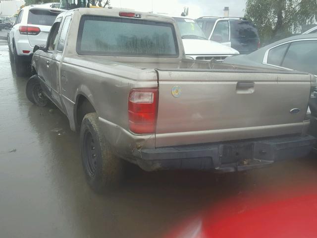 1FTYR14UX4PA57587 - 2004 FORD RANGER SUP TAN photo 3