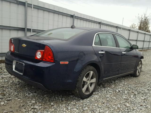 1G1ZC5E07CF235543 - 2012 CHEVROLET MALIBU 1LT BLUE photo 4