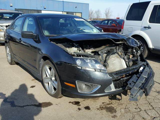 3FAHP0DC6AR254502 - 2010 FORD FUSION SPO BLACK photo 1