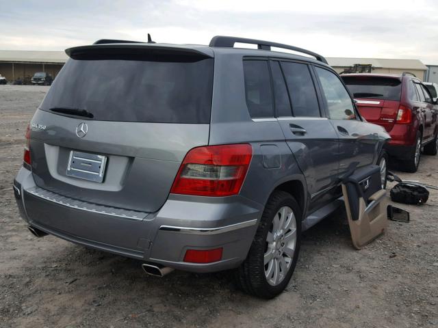 WDCGG5GB9AF415180 - 2010 MERCEDES-BENZ GLK 350 GRAY photo 4