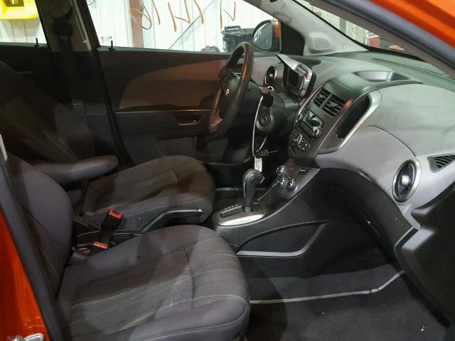 1G1JC6SH8D4202156 - 2013 CHEVROLET SONIC LT ORANGE photo 5