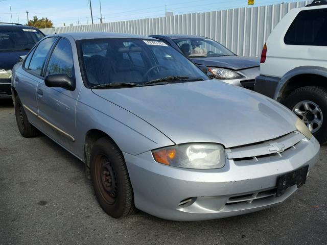 1G1JC52FX37337130 - 2003 CHEVROLET CAVALIER SILVER photo 1