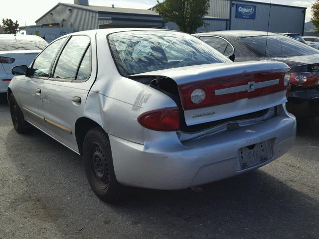 1G1JC52FX37337130 - 2003 CHEVROLET CAVALIER SILVER photo 3