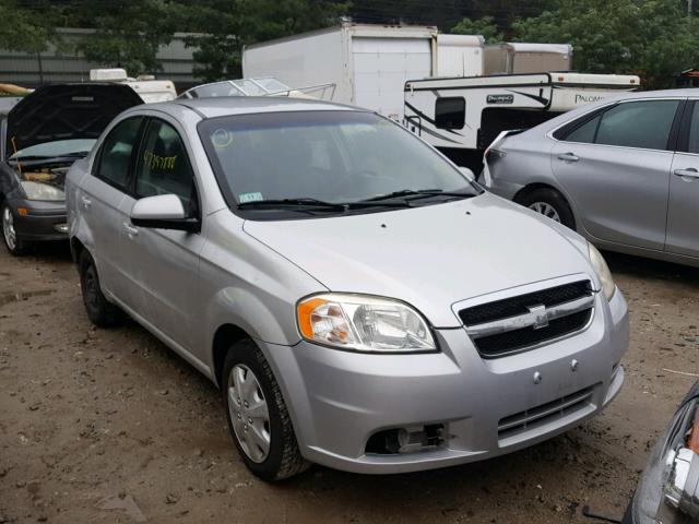 KL1TD5DEXAB047604 - 2010 CHEVROLET AVEO LS SILVER photo 1