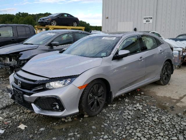 SHHFK7H72JU423940 - 2018 HONDA CIVIC EXL 银色 照片 2