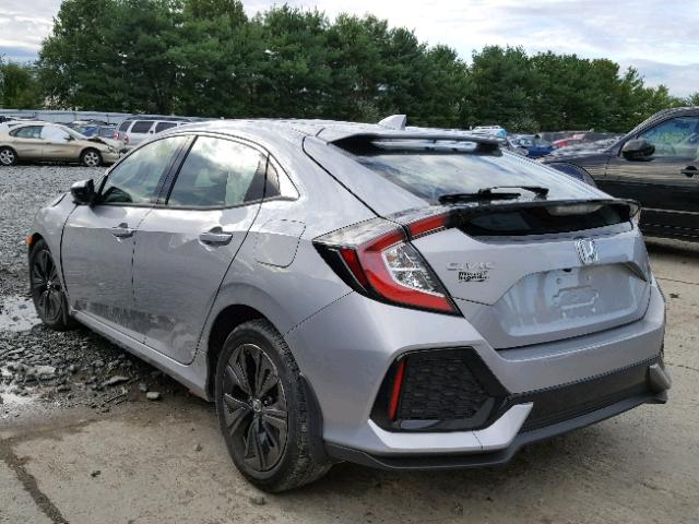 SHHFK7H72JU423940 - 2018 HONDA CIVIC EXL 银色 照片 3