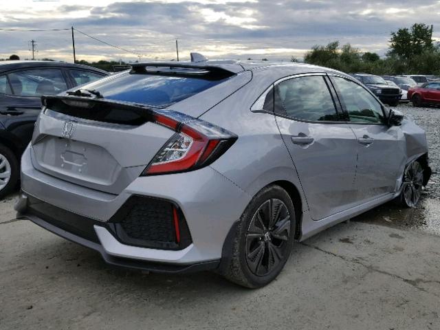 SHHFK7H72JU423940 - 2018 HONDA CIVIC EXL 银色 照片 4