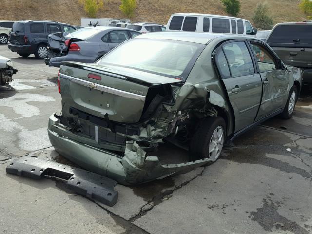 1G1ZT54805F326602 - 2005 CHEVROLET MALIBU LS Yaşıl foto 4