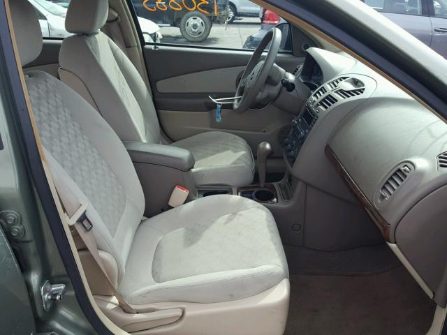 1G1ZT54805F326602 - 2005 CHEVROLET MALIBU LS Yaşıl foto 5