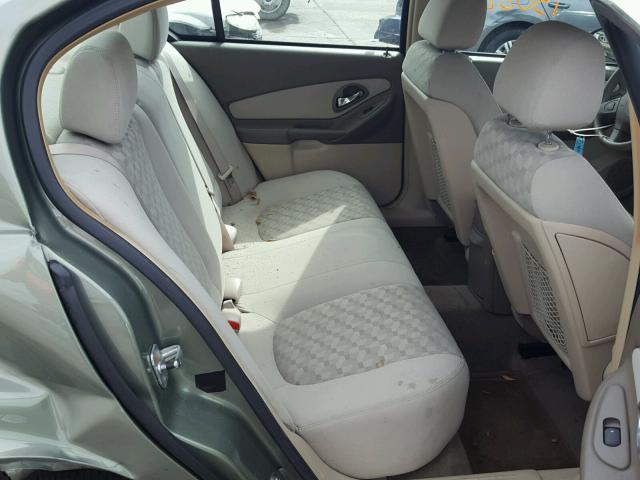 1G1ZT54805F326602 - 2005 CHEVROLET MALIBU LS Yaşıl foto 6