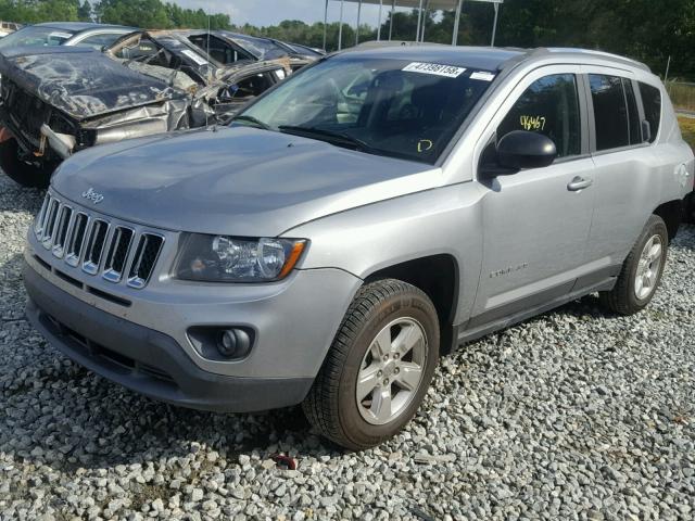 1C4NJCBA7FD208825 - 2015 JEEP COMPASS SP 银色 照片 2
