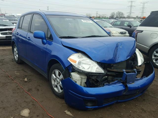 3N1BC13E98L380292 - 2008 NISSAN VERSA S BLUE photo 1