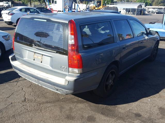 YV1SW59V442431240 - 2004 VOLVO V70 FWD BLUE photo 4