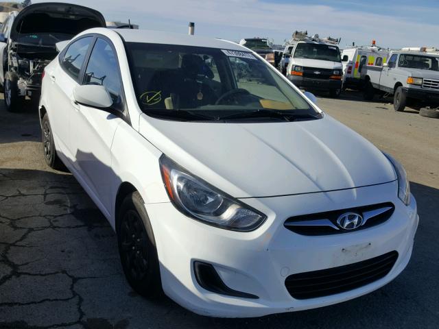 KMHCT4AE2DU549795 - 2013 HYUNDAI ACCENT GLS WHITE photo 1