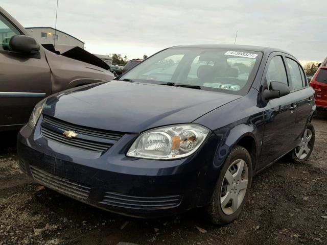 1G1AK58F387199531 - 2008 CHEVROLET COBALT LS BLUE photo 2